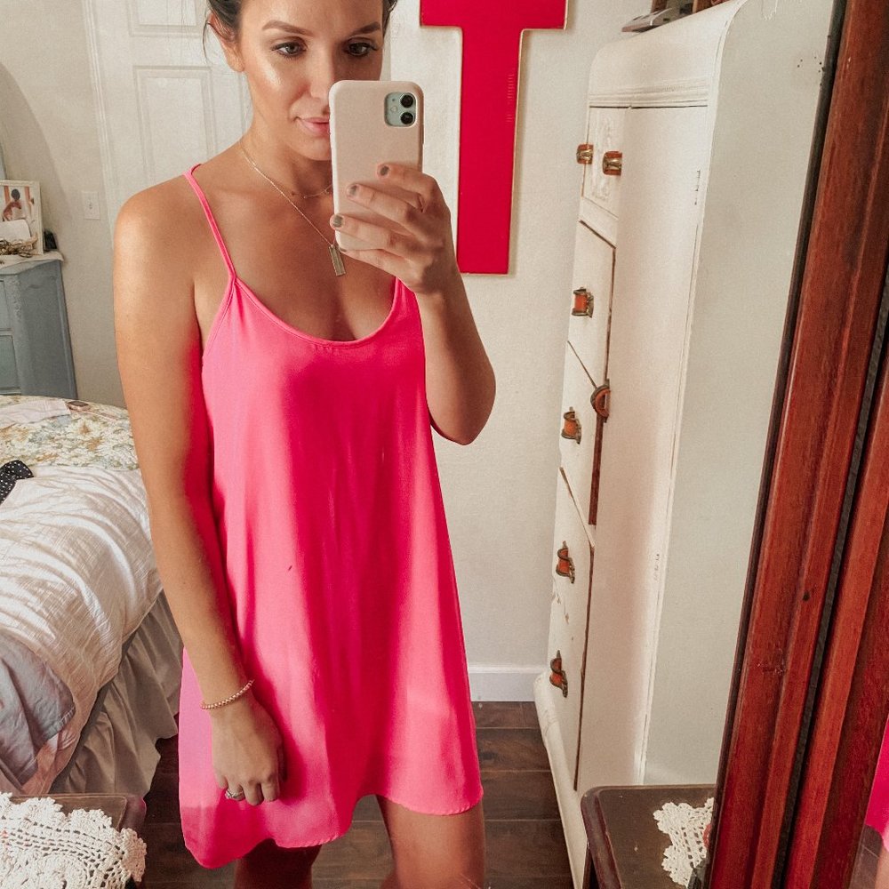 Lush Hot pink dress